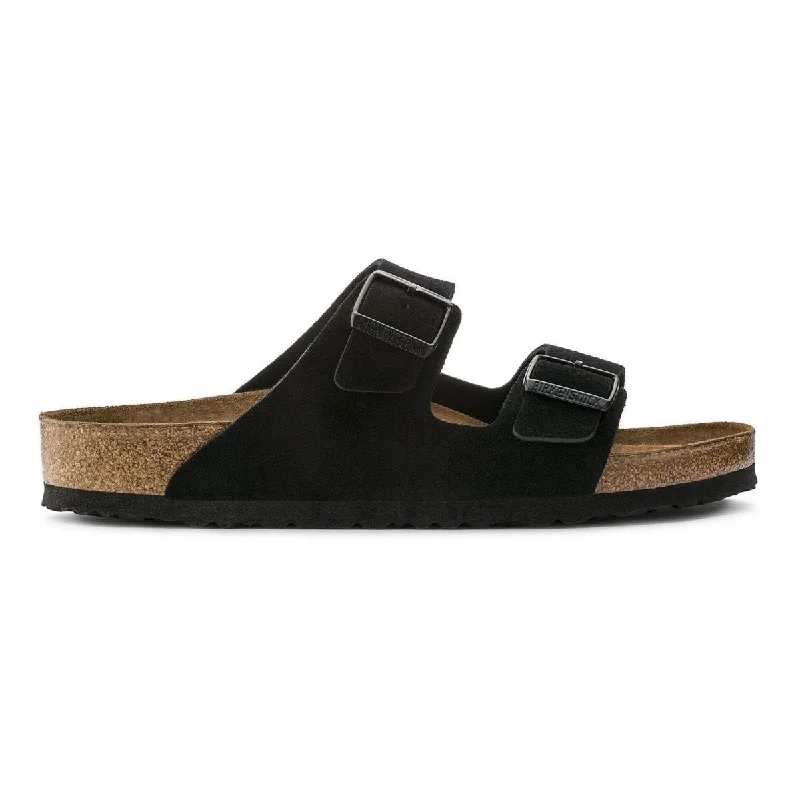 Birkenstock Women's Arizona Soft Footbed Black Suede