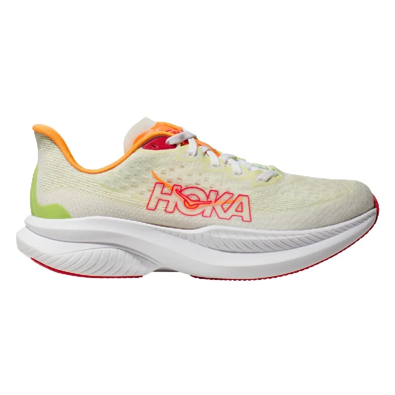 Hoka One One Women's Mach 6 White/Lettuce