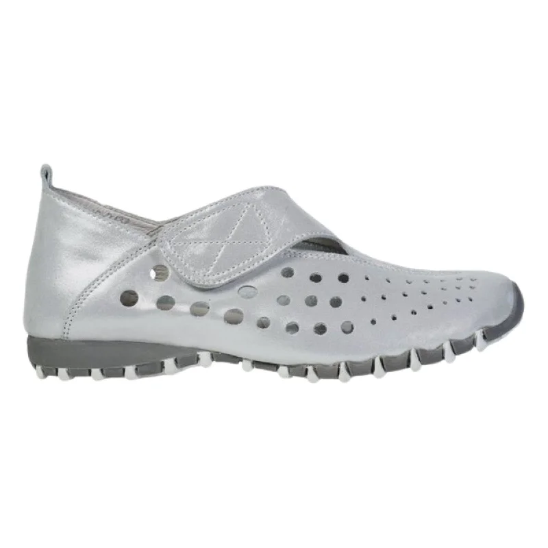 LITFOOT Women's LF9010-3 Silver Leather