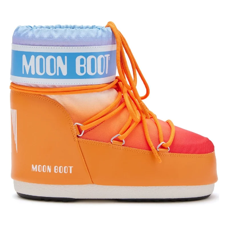 Moon Boot Women's Icon Low Sunrise-Print/Orange