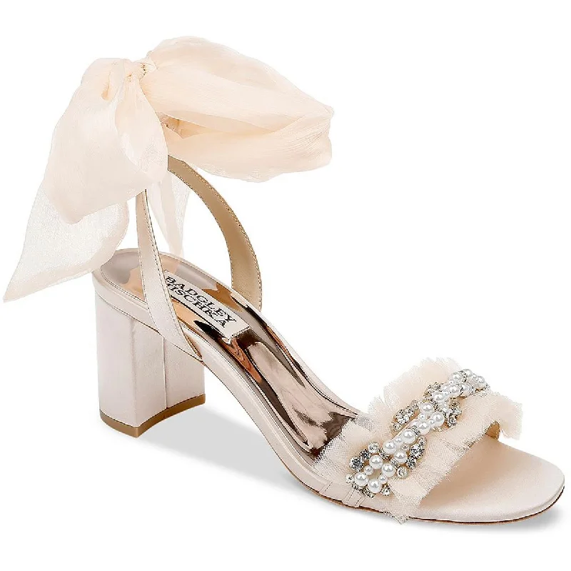 Seasonal Sale Badgley Mischka Womens Tana Satin Slip On Pumps