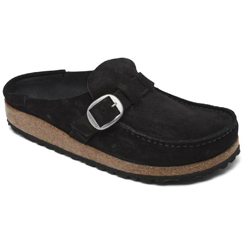 Birkenstock Womens Buckley Suede Slip On Mules