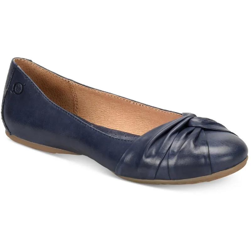 Born Womens Lilly Leather Slip On Loafers