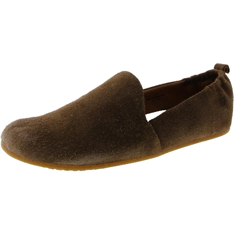 Born Womens Margarite Suede Slip-On Loafers