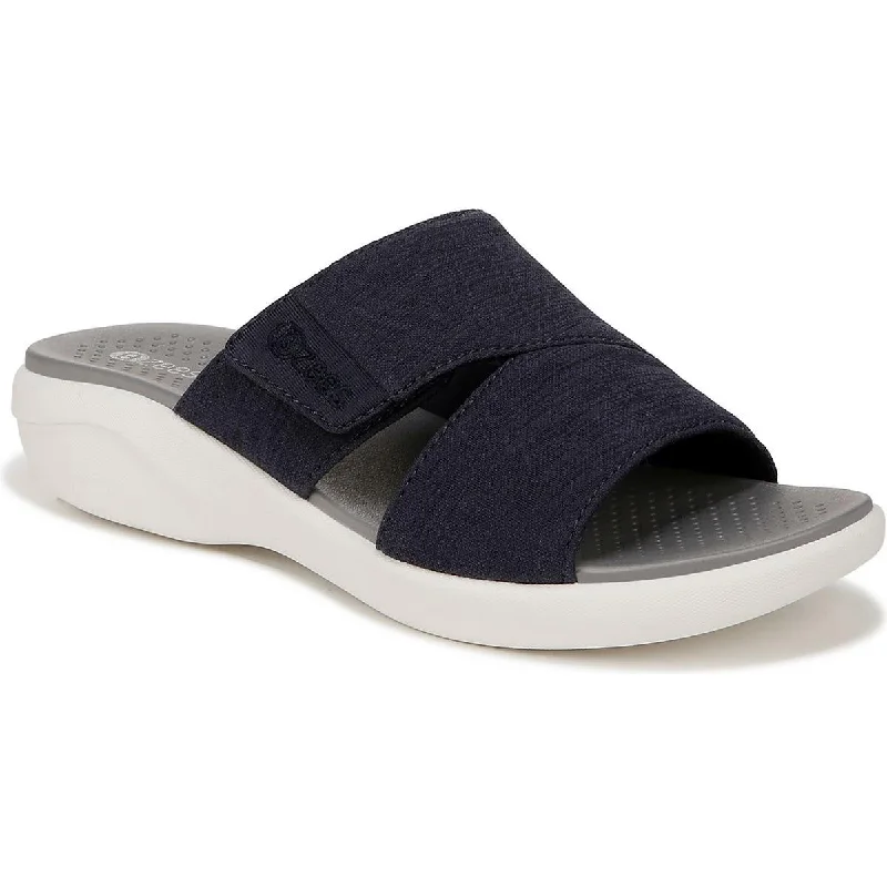 Bzees Womens Carefree Slip On Comfort Mules