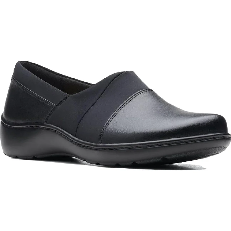 Clarks Womens Cora Heather Comfort Insole Round Toe Slip-On Shoes