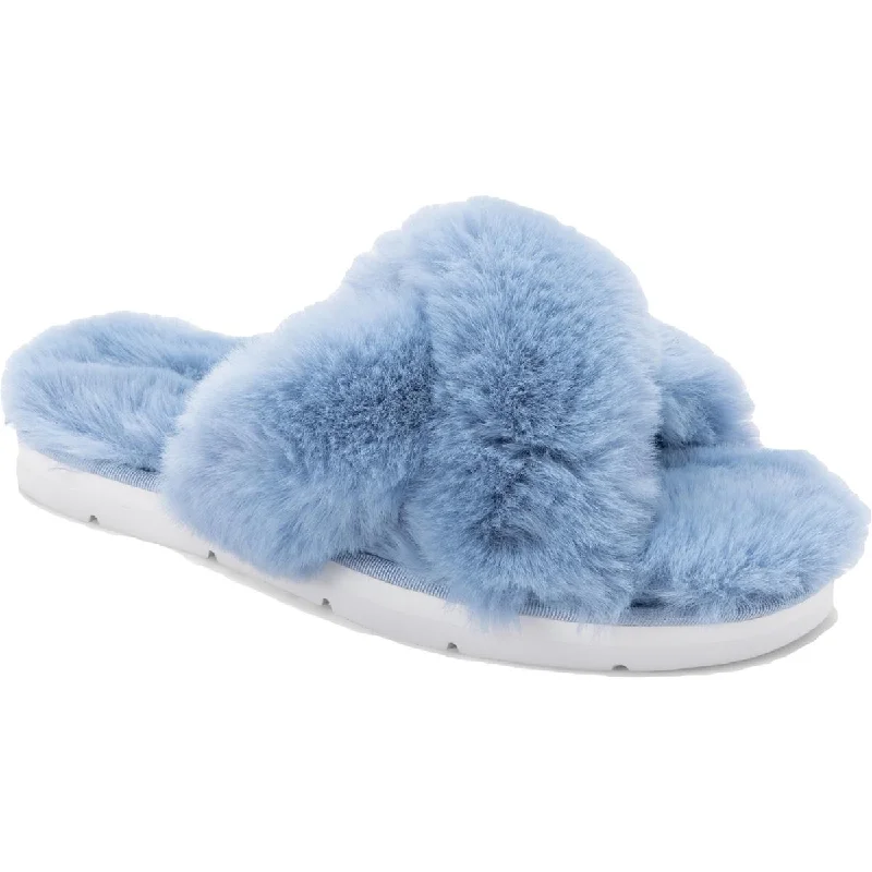 Sky Blue Faux Fur
