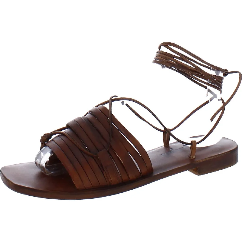 Unleash Your Style Free People Womens Cami Leather Strappy Huarache Sandals