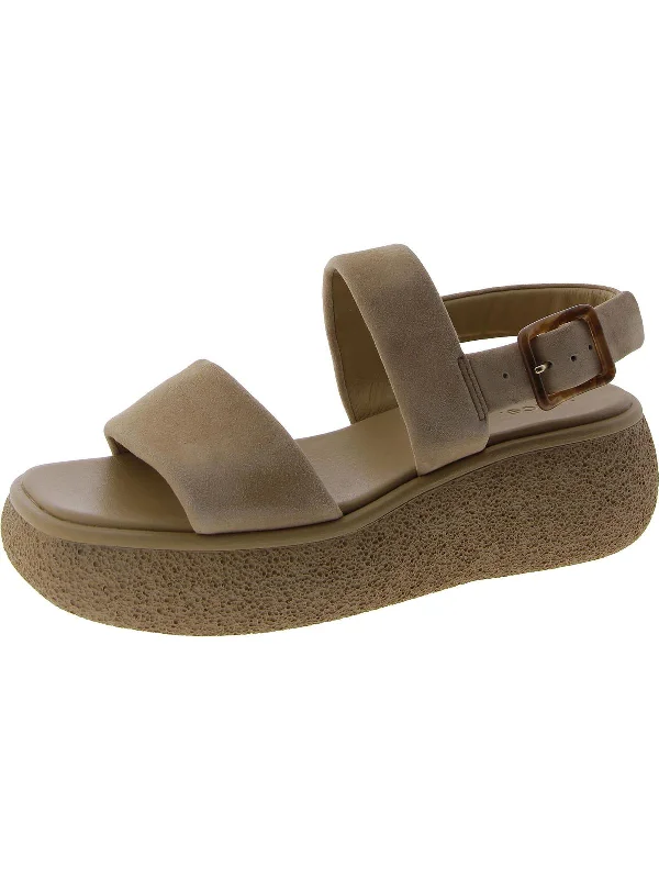 blonde suede