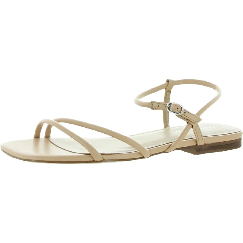 Premium Style Offers Marc Fisher Womens Mikal Faux Leather Square Toe Dress Sandals