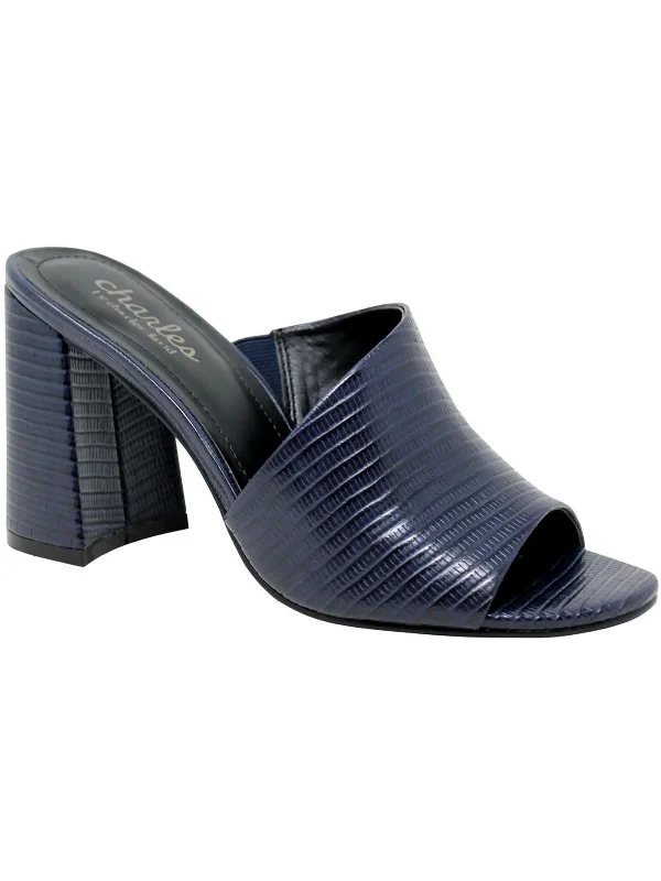 navy lizard embossed smooth