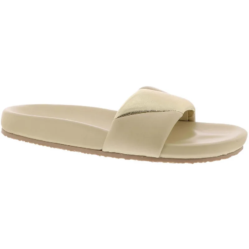 Durable Fashion Picks Seychelles Womens Trilogy Leather Slip On Slide Sandals