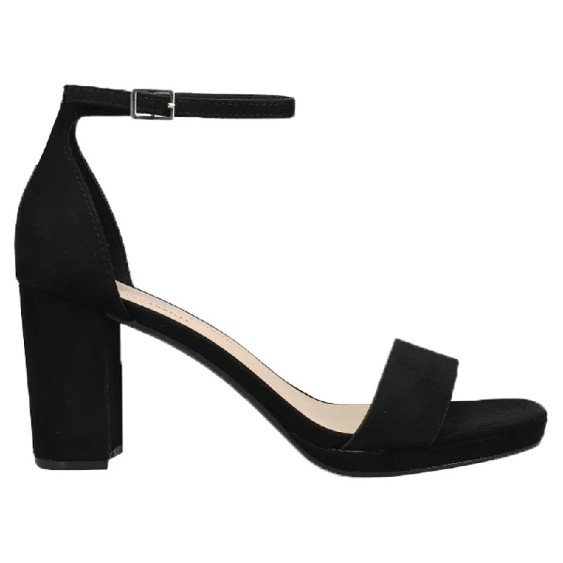 Teri Ankle Strap Block Heel Sandals