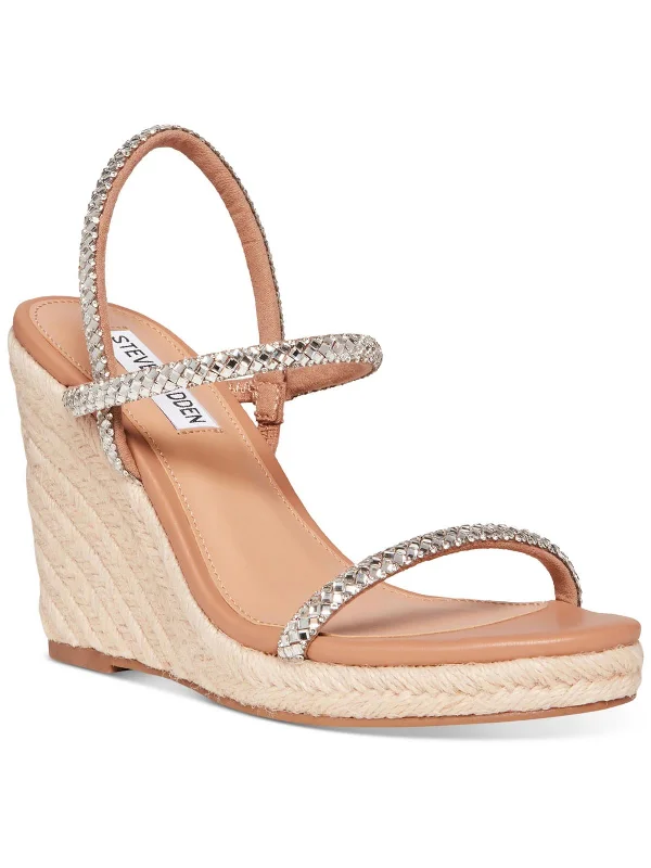Soft Sole Casual Shoes Udell Womens Leather Metallic Espadrilles