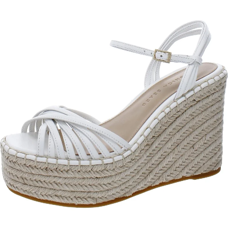 Modern Running-Style Shoes Veronica Beard Womens Ravina Leather Strappy Wedge Sandals