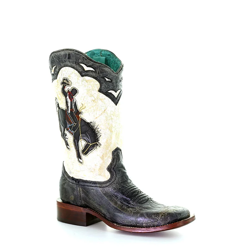 Seize Bargains Corral Women's Rodeo Collection Square Toe Boot | A4062