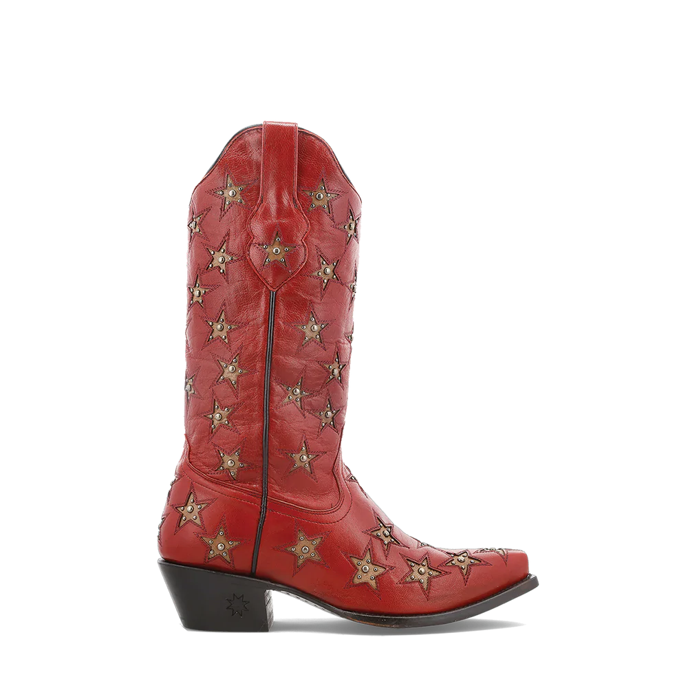 Classic Modern Offers BLACK STAR - WOMEN'S MARFA - RED/BONE WBSN001