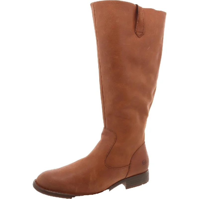 Premium Style Offers Born Womens Leather Wide Calf Knee-High Boots