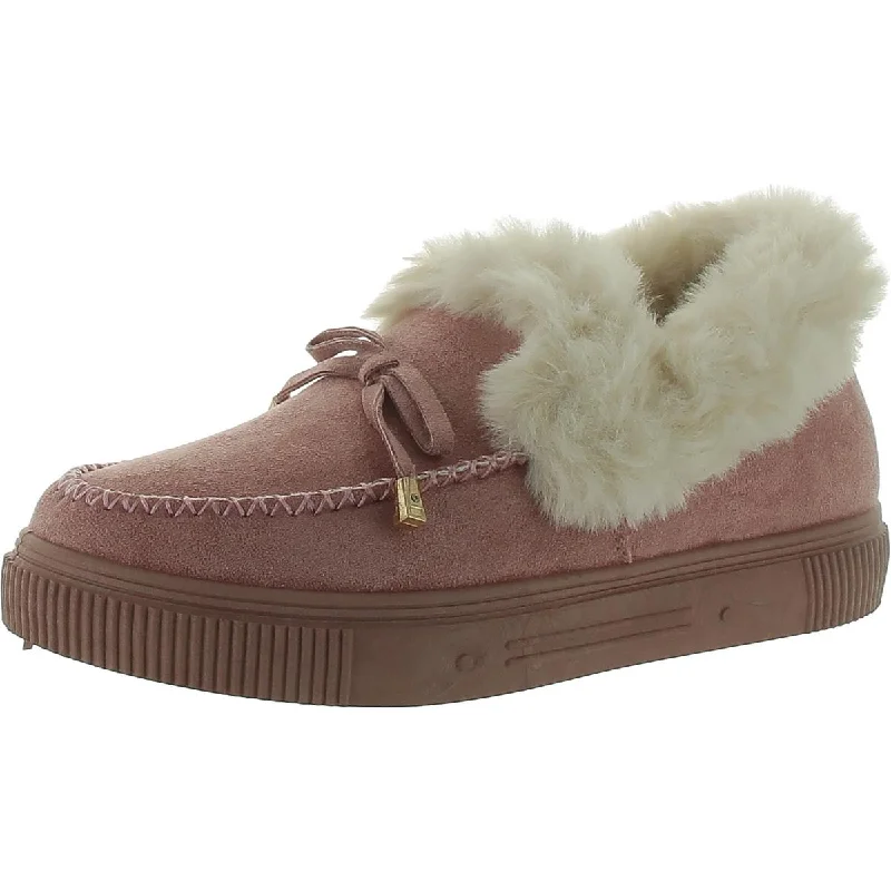 All-Day Comfort Shoes Promotion Journee Collection Womens Faux Suede Moc Toe Ankle Boots