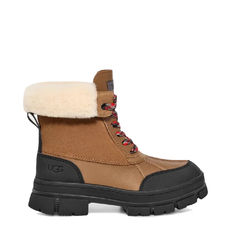 Feminine Style Promotions UGG Women's Ashton Addie Waterproof Lace Boot in Chestnut