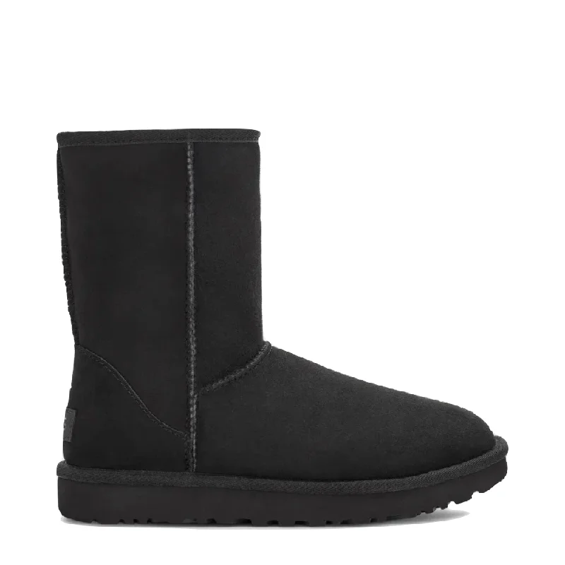 Durable Dress Shoes Promotion UGG Women's Classic Short II Sheepskin Boot in Black