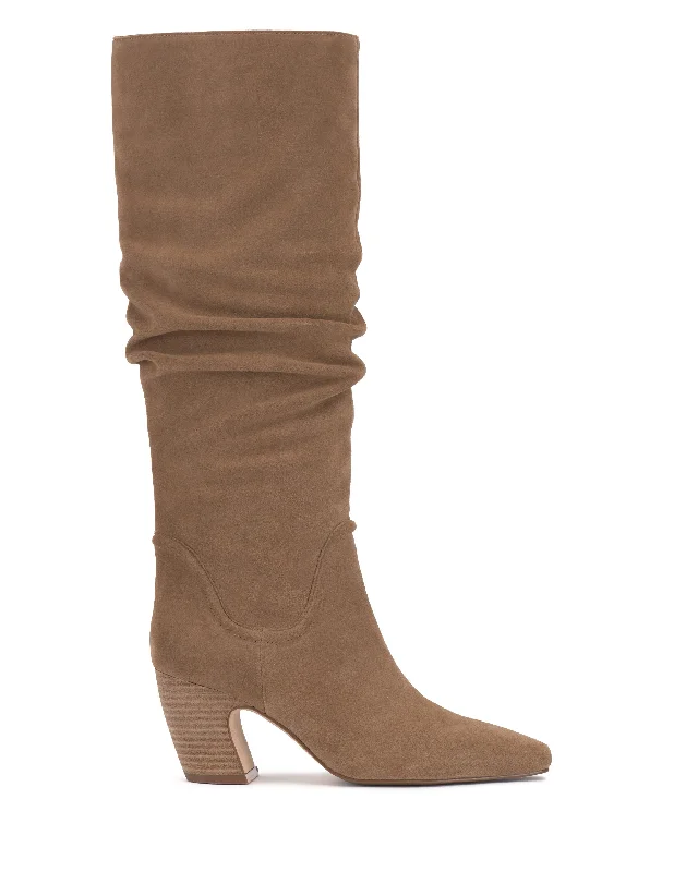 Get The Latest Trends Chelsey Slouch Extra Wide Calf Knee High Boot