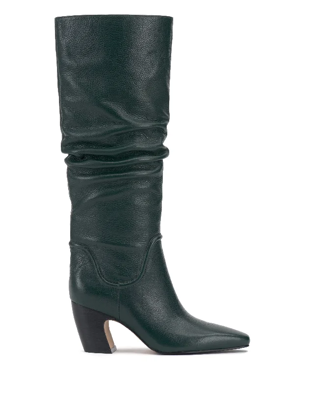 Chic Style, Always In Vogue Chelsey Slouch Wide Calf Knee High Boot