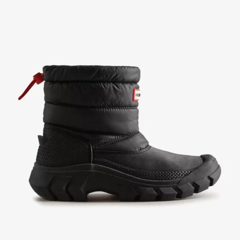 Style Redefined Women's Intrepid Insulated Short Snow Boot (Black)