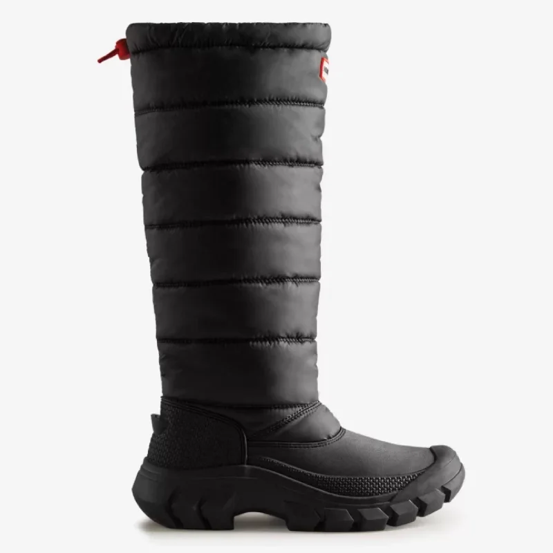 Fashion Forward Femininity Women's Intrepid Insulated Tall Snow Boot (Black)