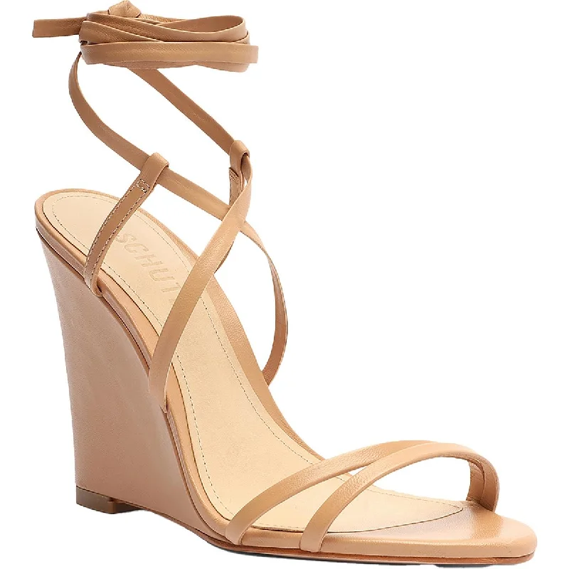 Trendy Fashion Sale Womens Leather Lace-Up Wedge Sandals